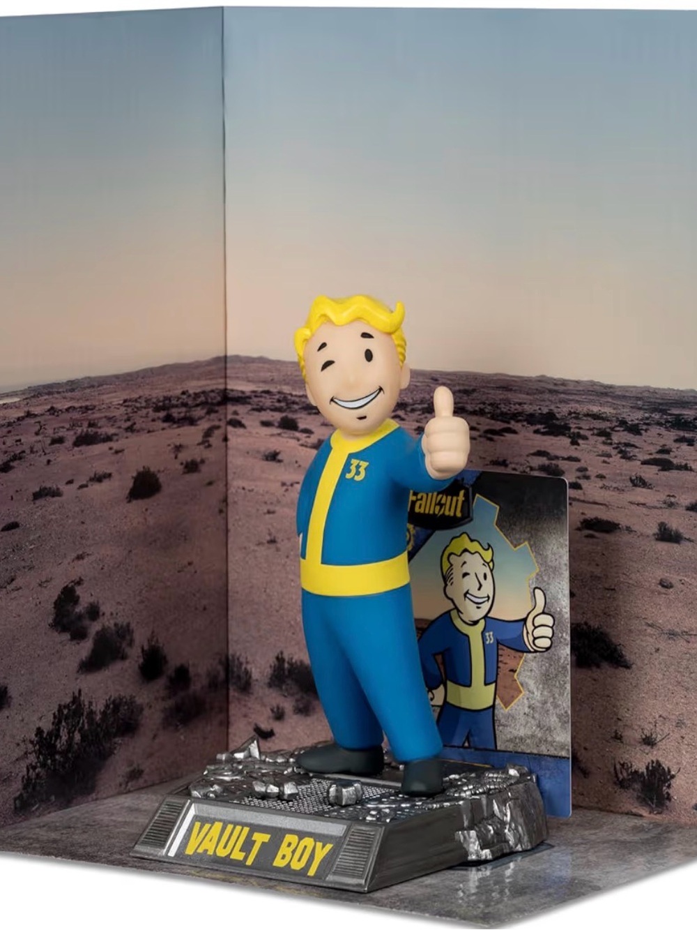 Vault Boy 33 Blue & Yellow Figure Collectible